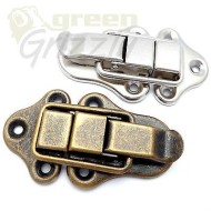 Clip toggle latch snap hook fastener, 72 x 40 mm., AJB, 1 pcs., Antique Brass