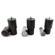 3 dies kit for single cap dot rivets for hand press, leather, craft, St02