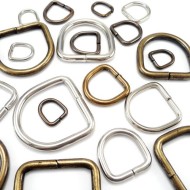 D rings buckles for 11 mm webbing long, different colours available unwelded, AKA