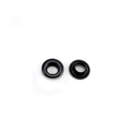 3mm solid brass eyelets with washers - silver, black, gold, antique brass, AMW