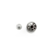 14 mm Hammer On Denim Jeans Buttons brass based with tack alloy studs, AH1