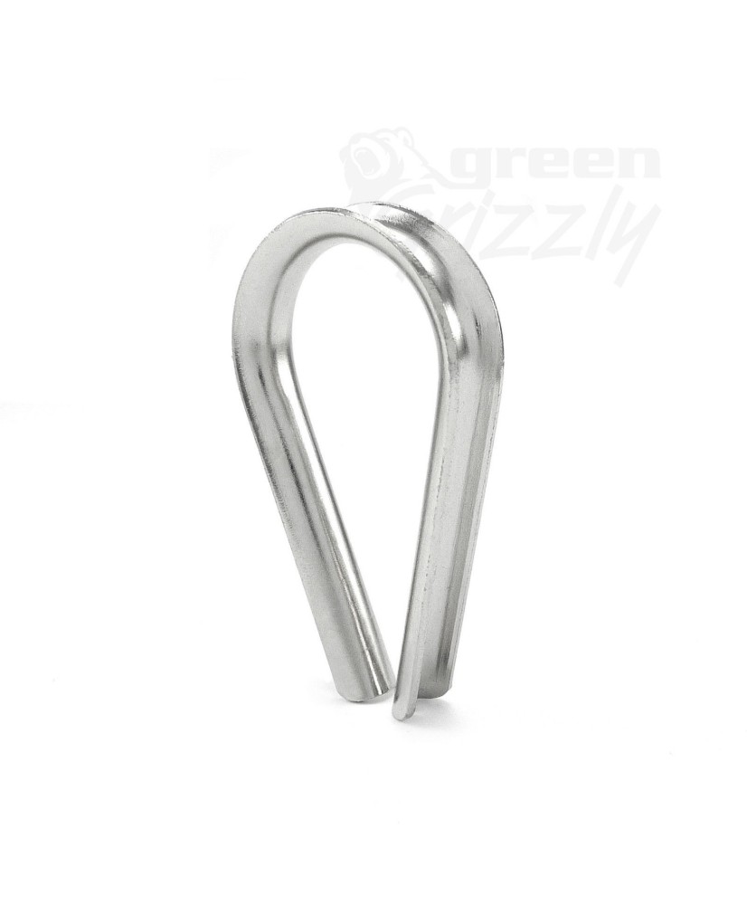 Wire Rope Thimble Heart shape 6mm Nickel plated