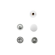 10 12.5 15mm Washable Brass Poppers Snap fastener Press stud Sewing Leather craft Clothes