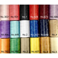 1 Reel - 500m Leather sewing waxed thread wax cord 1mm Color Selectable, ACK