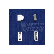 Hooks and Bars for Trousers Skirts Fasteners Silver Colour complete set, AXW