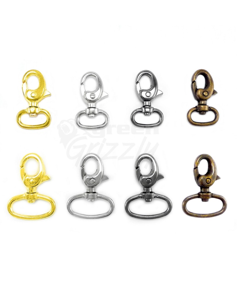 Bag Clasps Lobster Swivel Trigger Clips Snap Hook, for 13 or 19 mm strapping