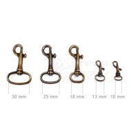 Swivel trigger clips snap hook, dog lead for 18 25 30 mm strapping