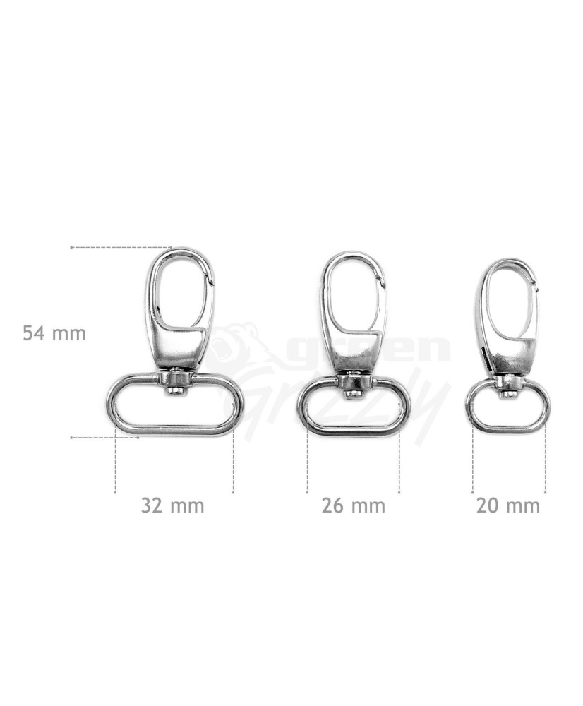 Bag Clasps Lobster Swivel Clips Snap Hook 20 25 30 mm strapping
