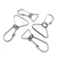 Metal Lanyard clips spring clips rat hammock hooks craft 15 19 25 mm