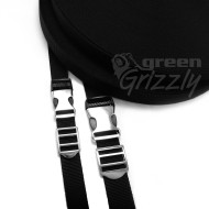 SET Polypropylene strap webbing + metal buckles + metal slides 20 25 mm
