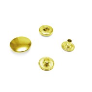 15 / 12 mm Solid brass Poppers snap fasteners press studs gold Sewing Rivet, AU7