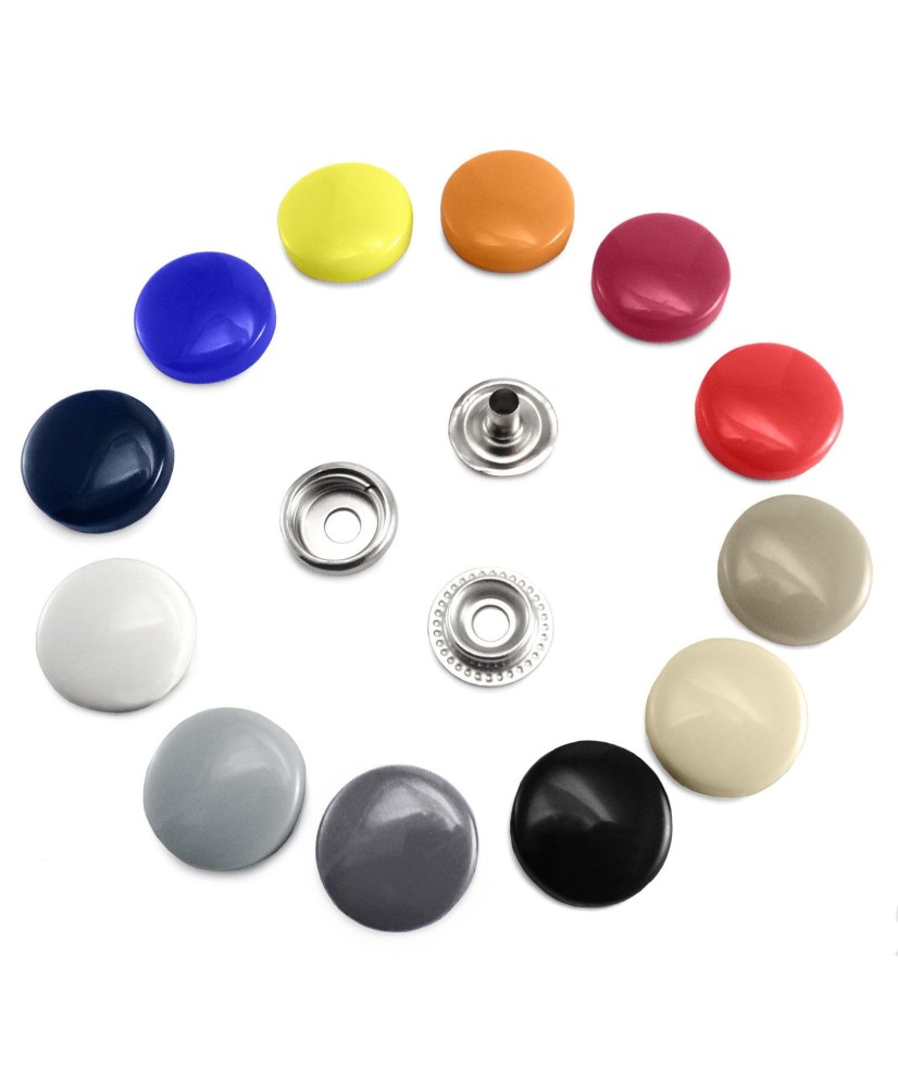 17 mm Plastic Poppers Snap Fasteners Press Studs Sewing Clothing Buttons, B3A