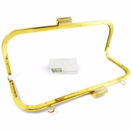 Large Bag Purse Frame 12" / 300 mm with loops Clutch kiss clasps lock, B58