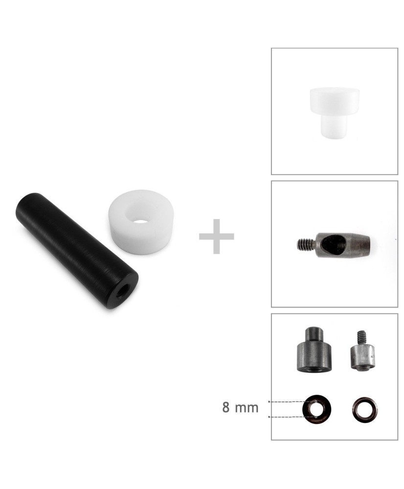DIY kit for eyelet hand setting tool plus punch hole cutter repair grommets