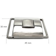 Metal side release buckles for 30 mm webbing strap press button AGP
