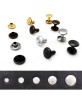 Double cap rivets 4.5 6 7 9 or 11 mm diameter Studs Leather craft rapid rivets