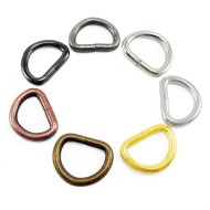 D rings buckles for webbing 10 15 20 25 30 35 40 50 mm multi colours available