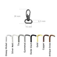 Bag Clasps Lobster Swivel Trigger Clips Snap Hook for 15 20 25 30 40 mm strapping