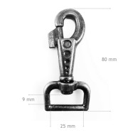 25 mm Heavy Duty Trigger Hooks Clips Dog Leads webbing bags straps horse BHR