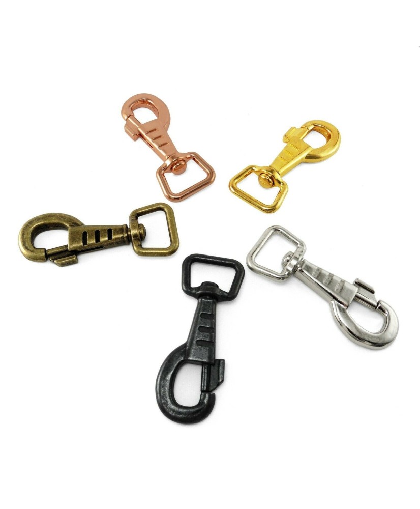 20 or 25 mm Heavy Duty Swivel Trigger Hooks Clips Dog Leads