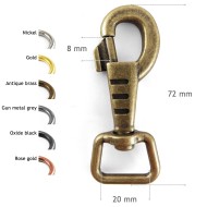 25 mm 1" Heavy Duty Trigger Hooks Clips Dog Leads webbing bags straps horse AHC